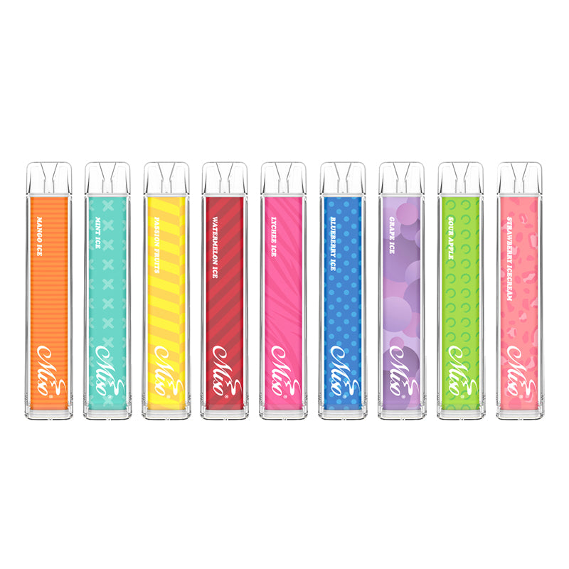 Original Miso Candy 600 Puffs 2ml TPD Disposable Vape Pen Puff Plus